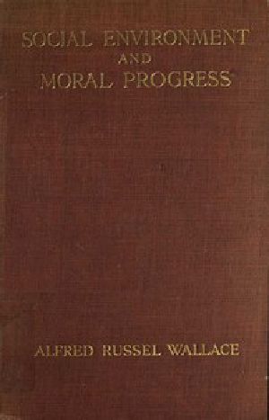 [Gutenberg 50289] • Social Environment and Moral Progress